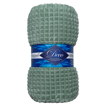 Плед 200х220 см TexRepublic микрофибра зеленый