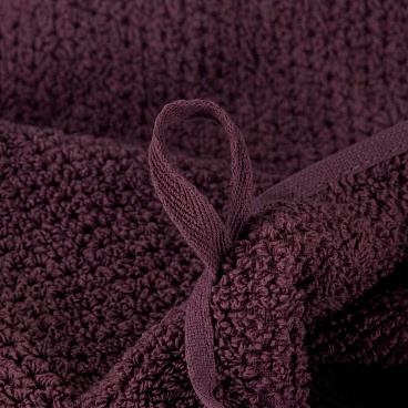 Полотенце махровое банное Lorikeet 100х150 см черничный шоколад