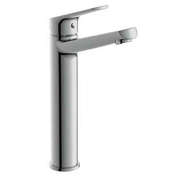 Смеситель для раковины высокий Cersanit Flavis однорычажный хром (63038)