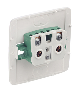 Розетка Hegel Alfa накладная слоновая кость (РА16-103-01)