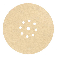Диск шлифовальный КМ Gold d225 мм P180 на липучку бумажная основа (5 шт.)