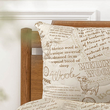 Одеяло теплое 2-спальное шерсть мериноса Волшебная Ночь (730672)