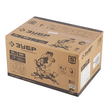 Пила торцовочная электрическая Зубр ППТ-216-П 1800 Вт 216 мм