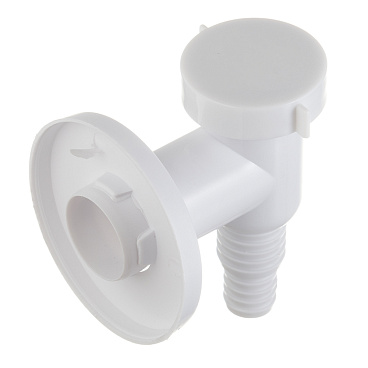 Сифон для подключения бытовой техники 32х22 мм пластик белый
