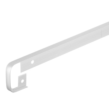 Планка Т-образная для столешниц 38-40 мм R9 матовый хром алюминий