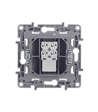 Розетка телефонная Legrand Etika встраиваемая белая RJ11 (672240)