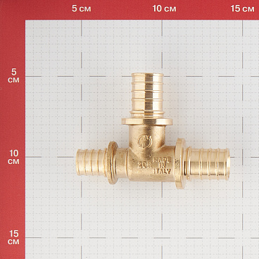 Тройник Stout 25 х 25 х 20 мм латунный (SFA-0014-252520)