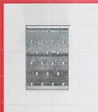 Уголок соединительный оцинкованный 40х120х80х2 мм