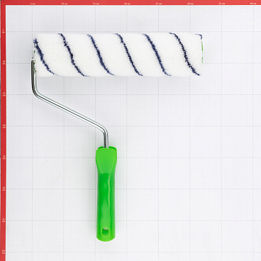 Валик полиакрил 250 мм d48 мм ворс 8 мм для водной основы с ручкой Wenzo Parma