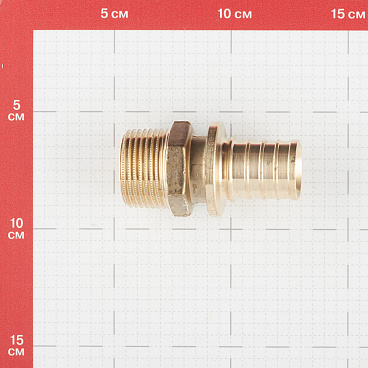 Соединитель прямой Stout 32 мм х 1 НР(г) латунный (SFA-0001-003210)