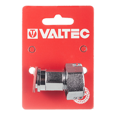 Полусгон Valtec 1/2 НР(ш) х 3/4 ВР(г) с накидной гайкой латунный (VTr.611.N.0004)