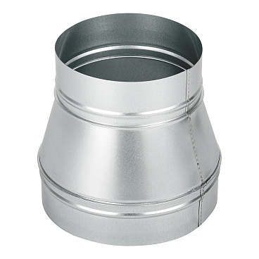 Переход с круглых воздуховодов d250 мм на круглые d200 мм оцинкованный