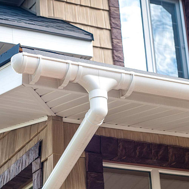 Труба водосточная Docke Lux пластиковая d100 мм 3 м пломбир RAL 9003