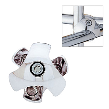 Держатель краб для трех труб к системе Joker d25 мм хром