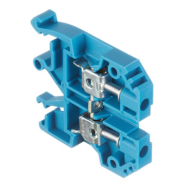 Колодка клеммная винтовая Navigator 4 кв.мм синяя (10 шт.) (612164)