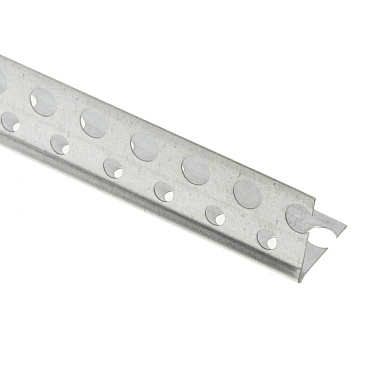 Профиль углозащитный оцинкованный КМ Стандарт 25х25 мм 3 м 0,45 мм