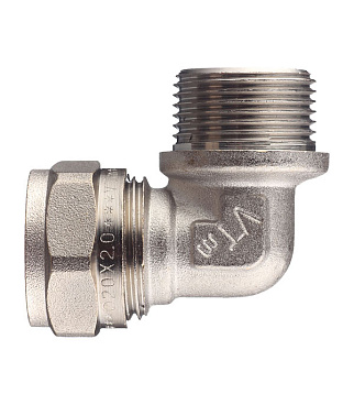 Угол VALTEC (VTm.353.N.002005) 20 обж(ц) х 3/4 НР(ш)