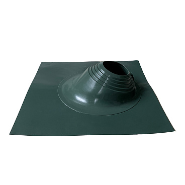 Проходка кровельная КМ 660х660 мм для дымоходов d200-280 мм зеленый силикон