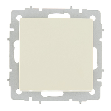 Выключатель IEK Brite ВС10-1-0-БрКр одноклавишный встраиваемый бежевый (BR-V10-0-10-K10)