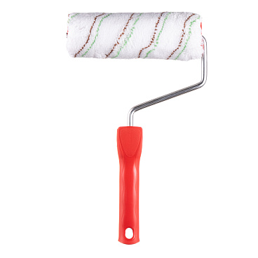 Валик микрофибра 180 мм d45 мм ворс 11 мм для водной основы с ручкой Beorol Natur