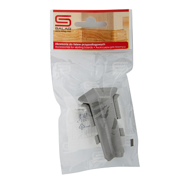 Угол внутренний Salag NG 62 мм алюминий структура (1 шт.)