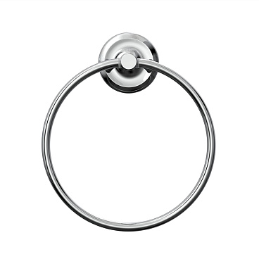 Полотенцедержатель кольцо Fora Drop d175 мм на шуруп нержавеющая сталь хром (FOR-DP011/6765)