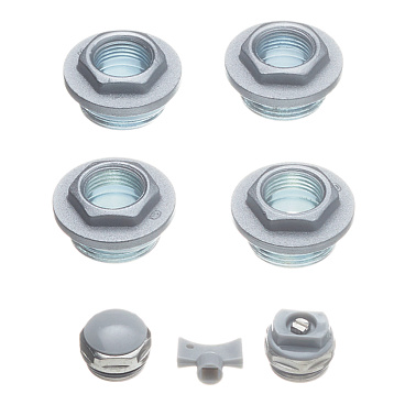 Набор присоединительный Royal 1" х 1/2" для радиатора серебристый (RT02-2/ RT02.1-2)