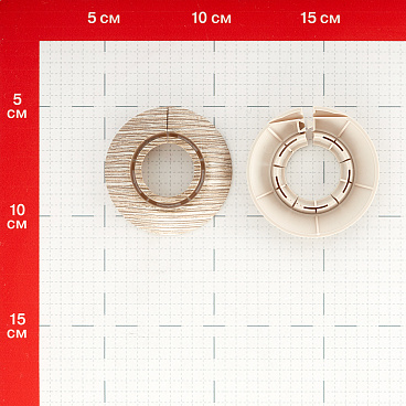 Обвод для труб ПВХ декоративный Идеал 25-34 мм дуб мокко (2 шт.)