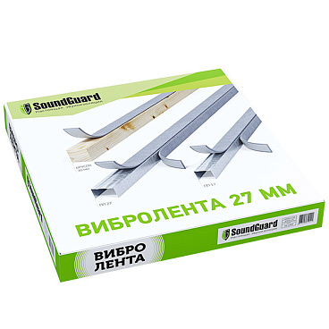 Лента вибродемпфирующая SoundGuard самоклеящаяся 27х4 мм 12 м