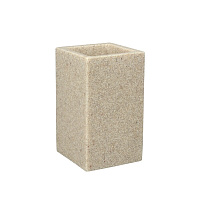 Стакан для ванной Zenfort Sandy настольный полирезин бежевый (106926)