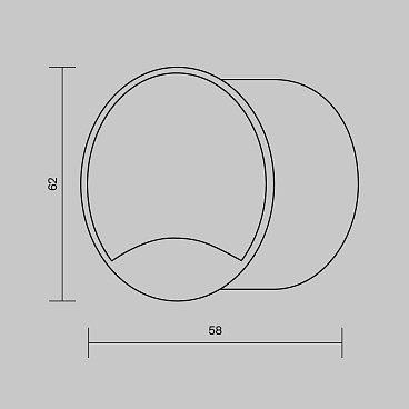 Встраиваемый светильник Outdoor O035-L3B3K