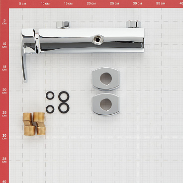 Смеситель для душа без излива Lavelly Right хром без лейки однорычажный (672242)