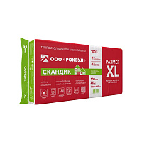 Утеплитель Роквул Лайт Баттс Скандик 100х600х1200 мм 4,32 кв.м