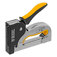 Степлер строительный для скоб Denzel (40223) тип 53 с регулировкой удара стальной