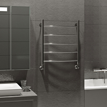 Полотенцесушитель водяной MyFrea MyLondon 600х500 мм лесенка хром