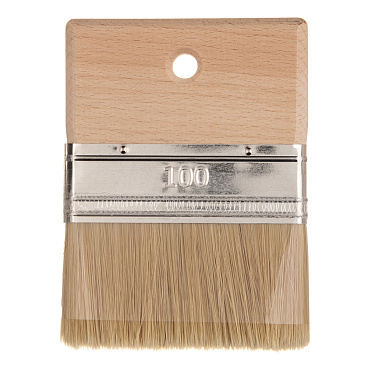 Кисть плоская смешанная щетина без ручки Wenzo 100х14 мм для красок на любой основе