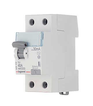 УЗО Legrand TX3 40А 1P+N тип AC 30 мА 10 кА (403001)