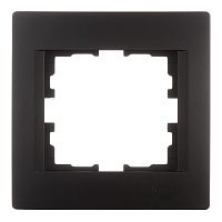 Рамка Lezard Karina одноместная черный бархат (707-4200-146)