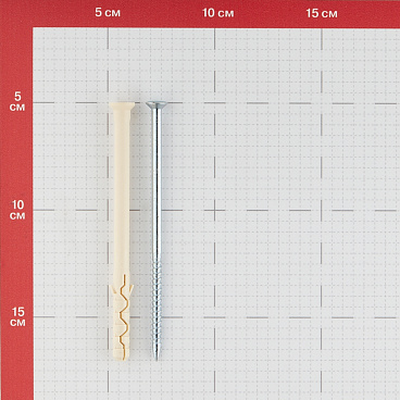 Дюбель-гвоздь Hard-Fix 8x120 мм потайная манжета нейлон (15 шт.)