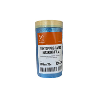 Пленка защитная RoxelPro для малярных работ с клейким краем со статическим эффектом 9 мкм 0,9х33 м (29,7 кв.м)