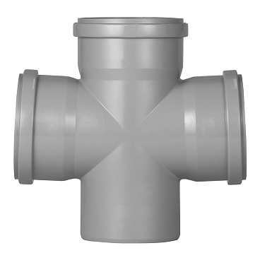 Крестовина Ostendorf HTDA d110х110х110 мм 87° пластиковая для внутренней канализации (115935)