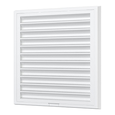 Решетка вентиляционная пластиковая приточно-вытяжная Era RZN 150х200 мм с сеткой белая
