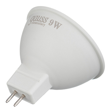 Лампа светодиодная Gauss GU5.3 6500К 9 Вт 680 Лм 180-240 В рефлектор MR16 матовая