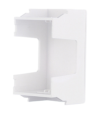 Заглушка для кабель-канала DKC Viva белая 1 модуль (45016)