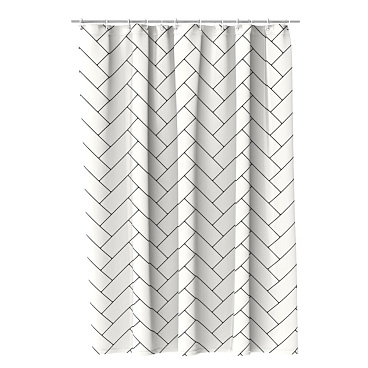 Штора для ванны Fora Амарилис 1800х1800 мм полиэстер белая (FOR-OL14)