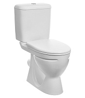 Унитаз-компакт Sanita Стандарт с косым выпуском с сиденьем дюропласт микролифт белый (SDTSACC01030712)