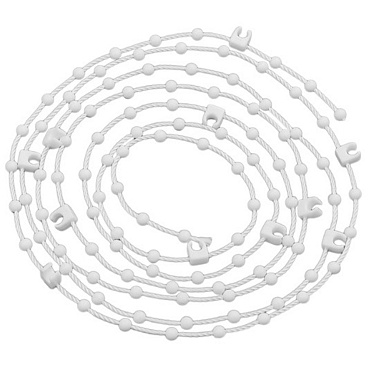 Цепь нижняя для вертикальных жалюзи 700 см  белая