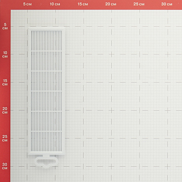Решетка вентиляционная пластиковая переточная Era ДП 227х67 мм белая