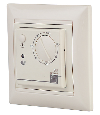 Терморегулятор электронный для теплого пола Spyheat ETL-308B бежевый