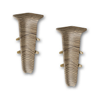 Угол внутренний Деконика 70 мм дуб рустик Г-профиль (2 шт.)